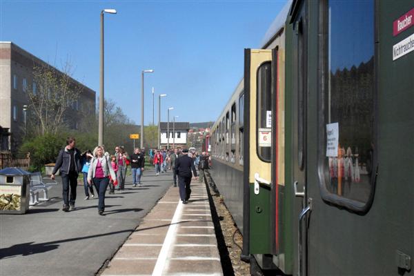 Vor der Abfahrt in Meiningen, ©Roy Mohring