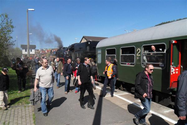 Vor der Abfahrt in Meiningen, ©Roy Mohring