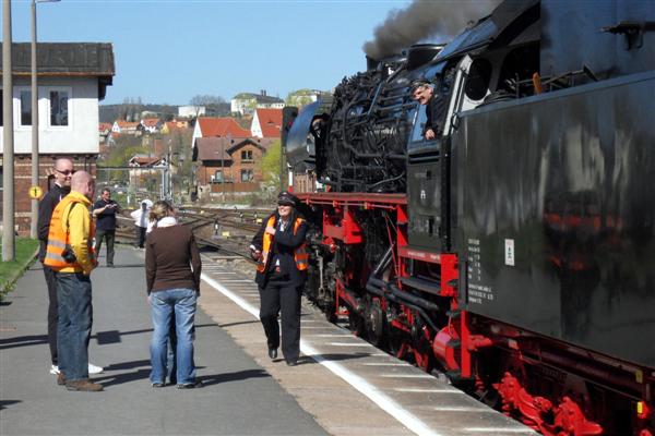 Vor der Abfahrt in Meiningen, ©Roy Mohring