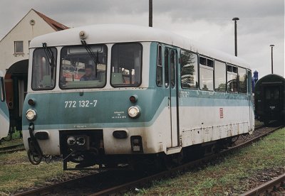 BW Fest Weimar 2002: Pendelverkehr mit 772 132-7, ©Heijo Reinl