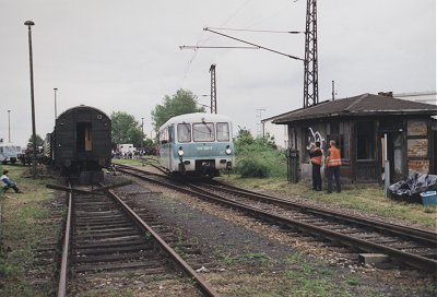 BW Fest Weimar 2002: Pendelverkehr mit 772 132-7, ©Heijo Reinl