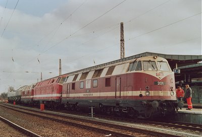 Überführung von MEG 205 und 229 199 durch MEG 201 Januar 2008, ©S.Kloseck