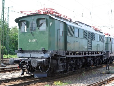 E44 507 zu Besuch im DB Museum Koblenz am 2.6.2012, ©C.Martens